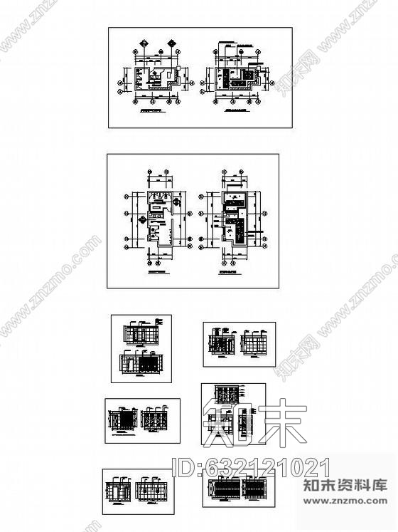 施工图会所卫生间装修图cad施工图下载【ID:632121021】