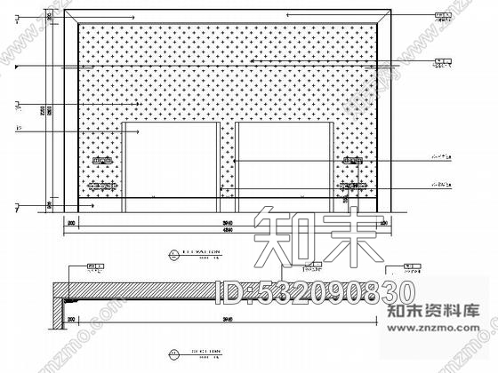 施工图辽宁百强企业办公楼双人房装修施工图cad施工图下载【ID:532090830】