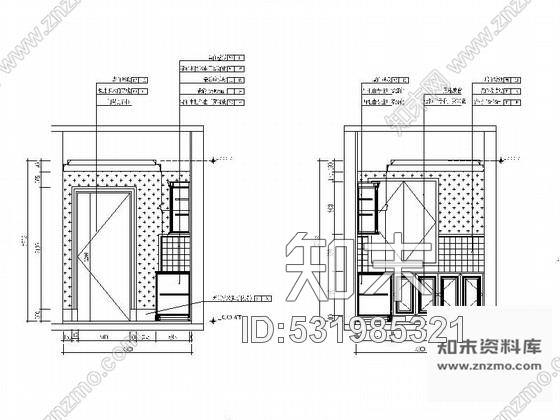 施工图四川法式新乡村独栋三层别墅装修图含效果cad施工图下载【ID:531985321】