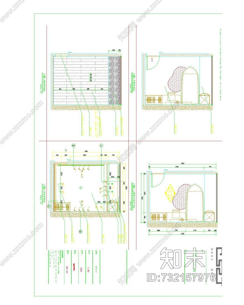 程绍正韬--华润深圳湾悦府北苑A户型样板房|cad施工图下载【ID:732157976】