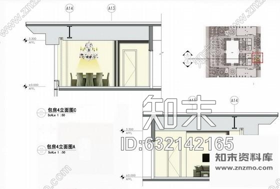 施工图北京时尚简欧写字楼公共区设计方案cad施工图下载【ID:632142165】