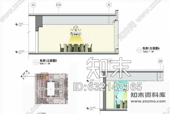 施工图北京时尚简欧写字楼公共区设计方案cad施工图下载【ID:632142165】