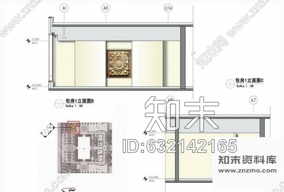 施工图北京时尚简欧写字楼公共区设计方案cad施工图下载【ID:632142165】