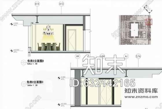 施工图北京时尚简欧写字楼公共区设计方案cad施工图下载【ID:632142165】