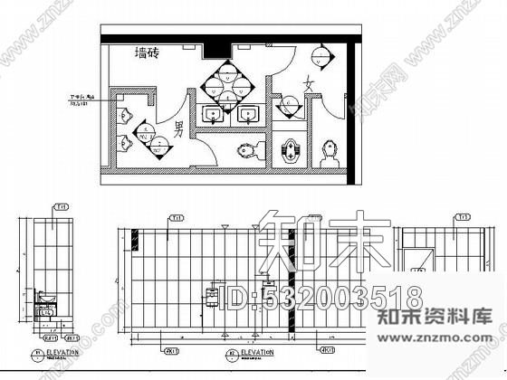 施工图上海全球知名品牌快餐连锁店室内施工图施工图下载【ID:532003518】