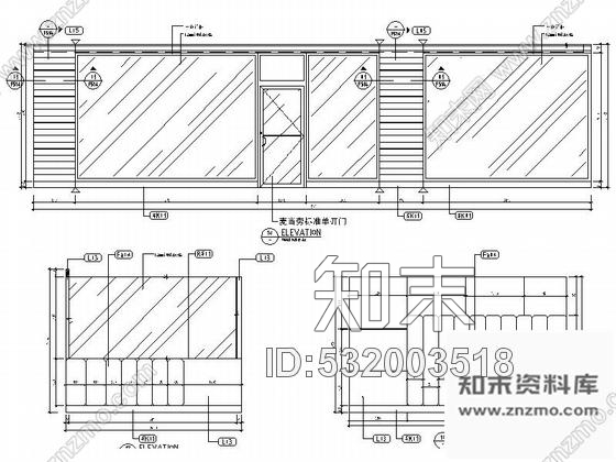 施工图上海全球知名品牌快餐连锁店室内施工图施工图下载【ID:532003518】