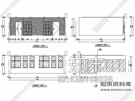 施工图内蒙高级现代风格母婴会所室内装修施工图含实景施工图下载【ID:632113028】