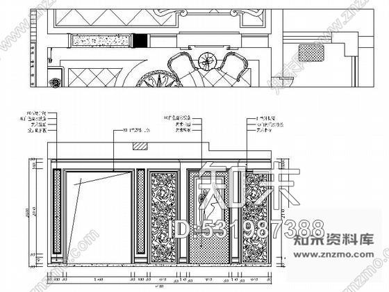 施工图江苏某豪华三层别墅室内设计施工图cad施工图下载【ID:531987388】