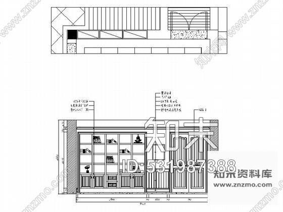 施工图江苏某豪华三层别墅室内设计施工图cad施工图下载【ID:531987388】