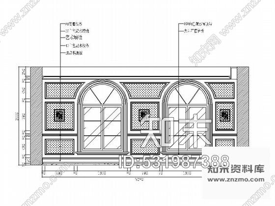 施工图江苏某豪华三层别墅室内设计施工图cad施工图下载【ID:531987388】