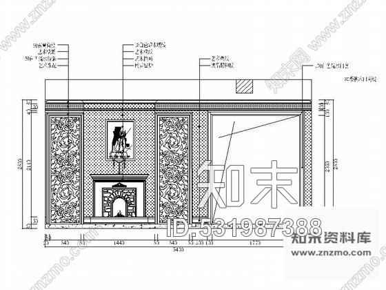 施工图江苏某豪华三层别墅室内设计施工图cad施工图下载【ID:531987388】