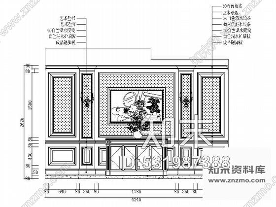 施工图江苏某豪华三层别墅室内设计施工图cad施工图下载【ID:531987388】