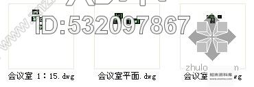 施工图会议室设计方案cad施工图下载【ID:532097867】
