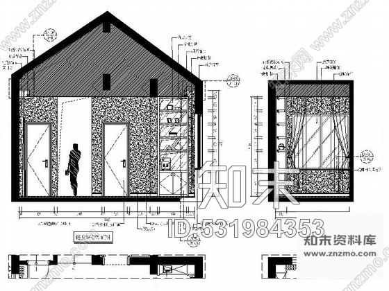 施工图福建新中式风格别墅室内装修CAD施工图含效果施工图下载【ID:531984353】