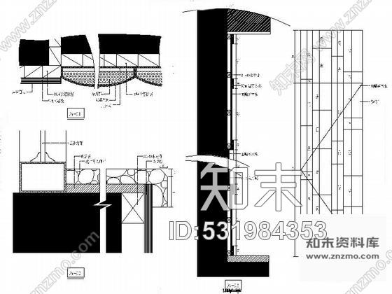 施工图福建新中式风格别墅室内装修CAD施工图含效果施工图下载【ID:531984353】