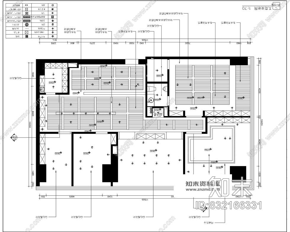 200多平方某投资金融办公室室内装修施工图含实景施工图下载【ID:832166331】