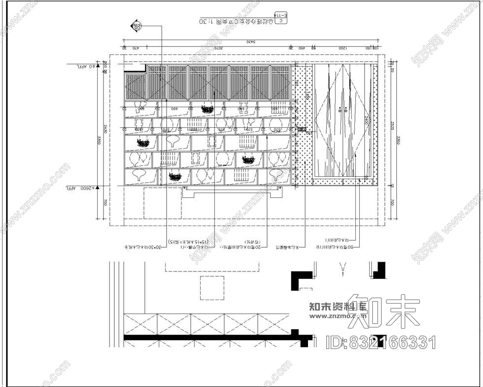 200多平方某投资金融办公室室内装修施工图含实景施工图下载【ID:832166331】