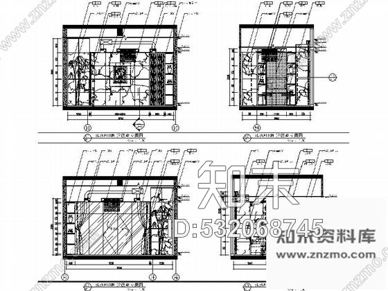 施工图广东大型城市综合体豪华现代风格售楼处室内装修施工图含效果施工图下载【ID:532068745】