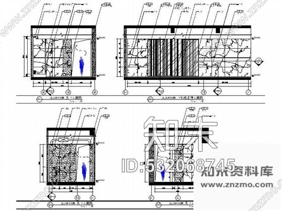 施工图广东大型城市综合体豪华现代风格售楼处室内装修施工图含效果施工图下载【ID:532068745】