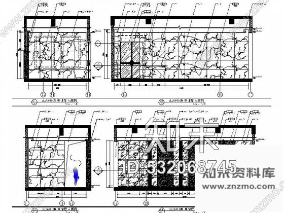 施工图广东大型城市综合体豪华现代风格售楼处室内装修施工图含效果施工图下载【ID:532068745】