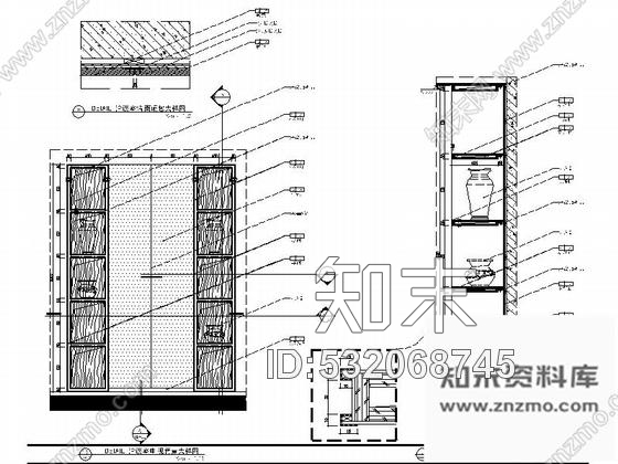 施工图广东大型城市综合体豪华现代风格售楼处室内装修施工图含效果施工图下载【ID:532068745】