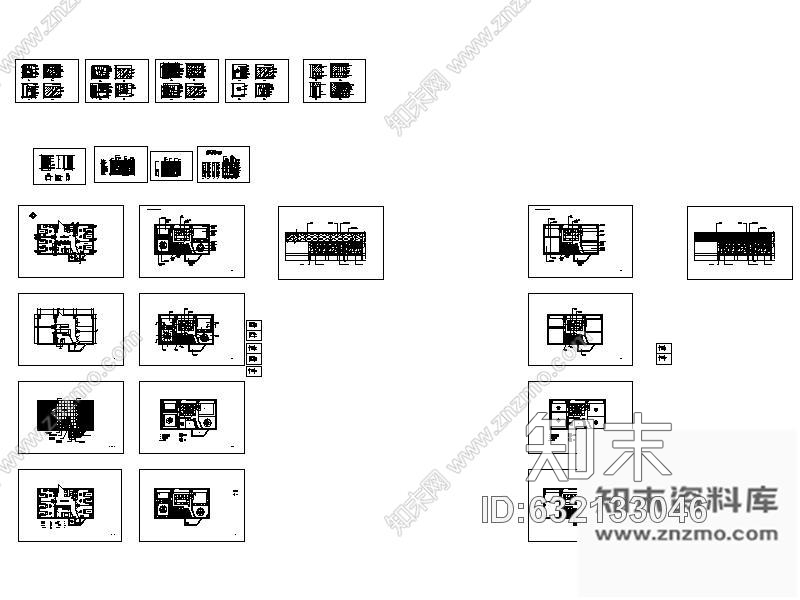 施工图56㎡美容美体会所设计方案cad施工图下载【ID:632133046】