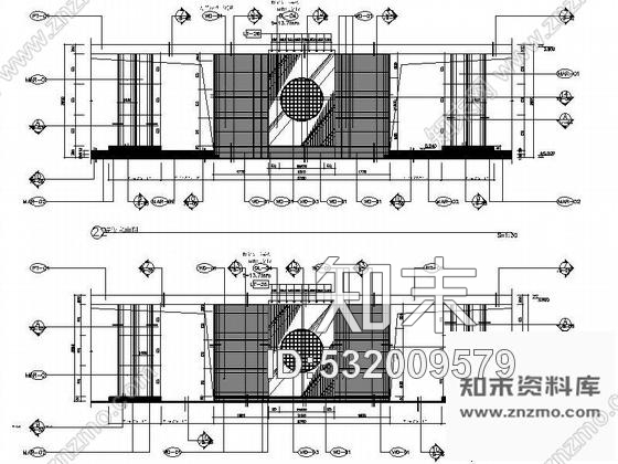 施工图上海某大酒店餐厅施工图含实景cad施工图下载【ID:532009579】