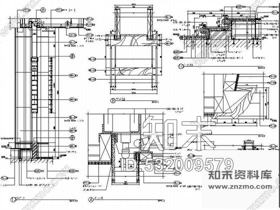 施工图上海某大酒店餐厅施工图含实景cad施工图下载【ID:532009579】