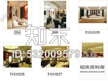 施工图上海某大酒店餐厅施工图含实景cad施工图下载【ID:532009579】