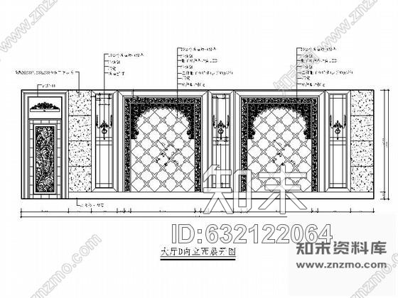 施工图豪华KTV室内装饰装修施工图含效果cad施工图下载【ID:632122064】