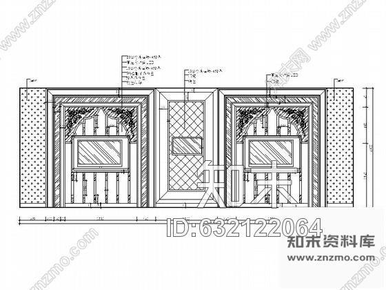 施工图豪华KTV室内装饰装修施工图含效果cad施工图下载【ID:632122064】