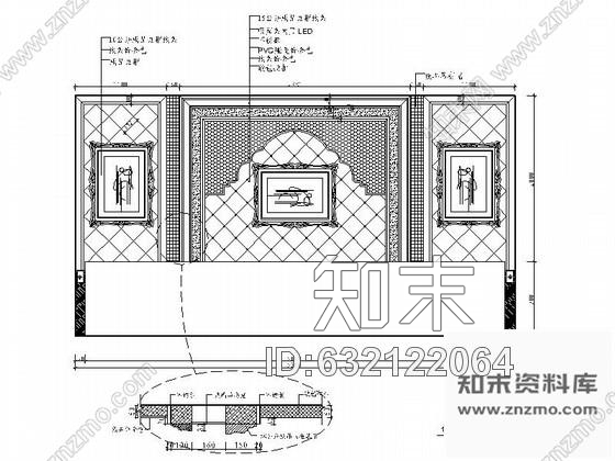 施工图豪华KTV室内装饰装修施工图含效果cad施工图下载【ID:632122064】