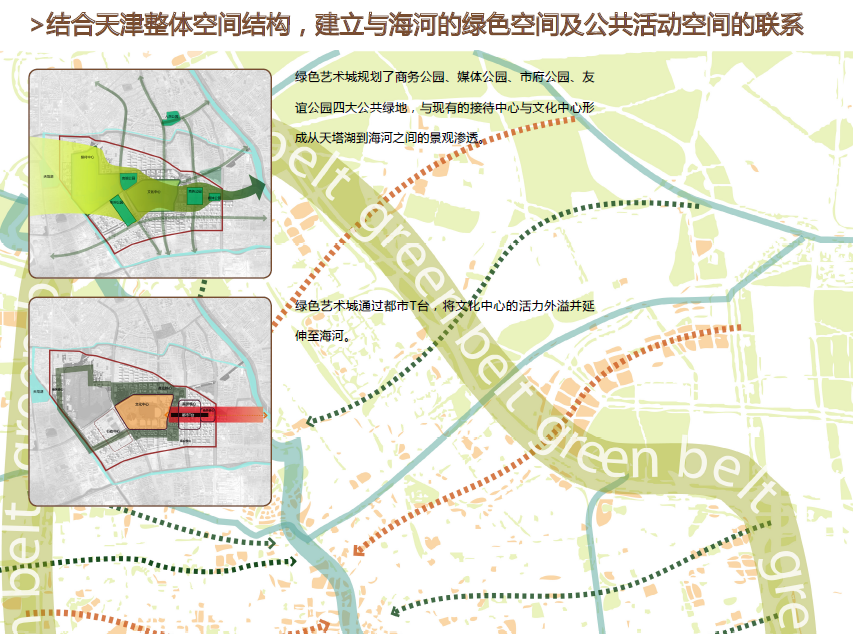 天津文化中心周边地区城市规划设计竞赛方案文本施