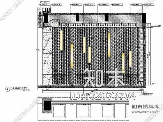 施工图福建某时尚小区售楼处室内装修施工图含效果cad施工图下载【ID:532073704】