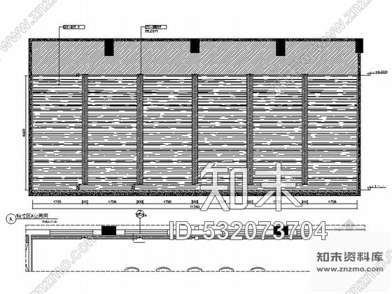 施工图福建某时尚小区售楼处室内装修施工图含效果cad施工图下载【ID:532073704】