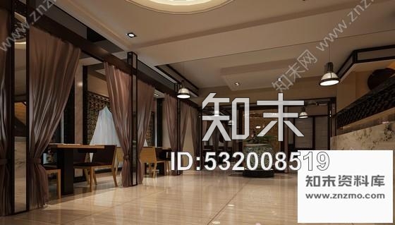 施工图雅致意境酒楼室内装修图含效果cad施工图下载【ID:532008519】