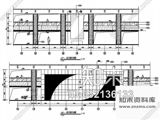 施工图广东完整详细现代文化展览中心室内装修施工图含方案效果实景推荐！cad施工图下载【ID:632136133】