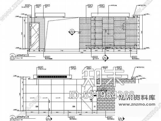 施工图昆山森林公园现代两层别墅样板间装修设计施工图cad施工图下载【ID:531984368】