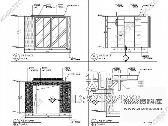 施工图昆山森林公园现代两层别墅样板间装修设计施工图cad施工图下载【ID:531984368】