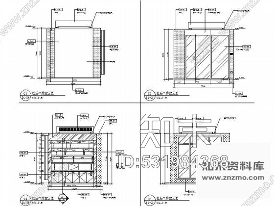 施工图昆山森林公园现代两层别墅样板间装修设计施工图cad施工图下载【ID:531984368】