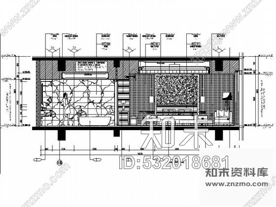 施工图云南现代化五星级酒店行政套房室内装修CAD施工图含效果施工图下载【ID:532018681】