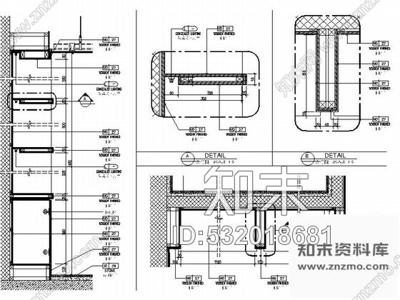 施工图云南现代化五星级酒店行政套房室内装修CAD施工图含效果施工图下载【ID:532018681】