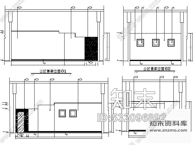 施工图涉外商务酒店1层内部办公区施工图cad施工图下载【ID:532096892】