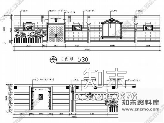 施工图广西欧风酒店局部室内装修图cad施工图下载【ID:532053676】