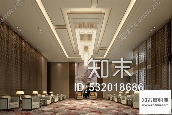 施工图上海新区著名全球连锁新中式风格五星级酒店设计装修施工图含效果cad施工图下载【ID:532018686】