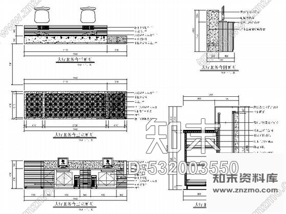 施工图浙江现代风格两层酒楼室内装修施工图cad施工图下载【ID:532003550】