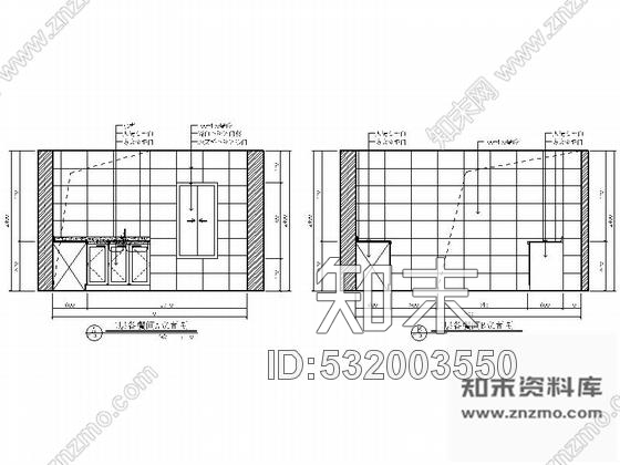 施工图浙江现代风格两层酒楼室内装修施工图cad施工图下载【ID:532003550】