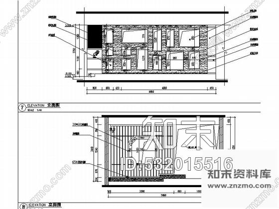 施工图原创福州与世隔绝韵味茶馆室内施工图含效果图cad施工图下载【ID:532015516】