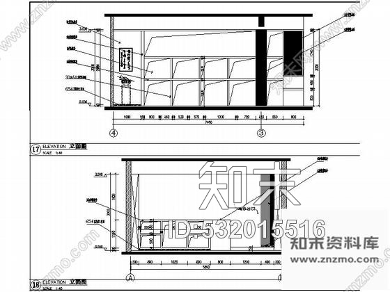 施工图原创福州与世隔绝韵味茶馆室内施工图含效果图cad施工图下载【ID:532015516】