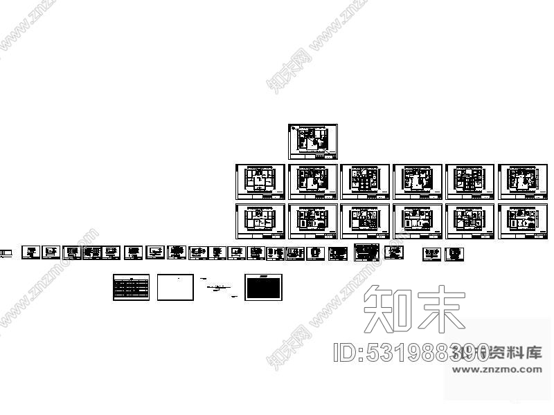 施工图双层欧式别墅设计施工图含效果cad施工图下载【ID:531988390】